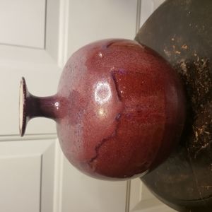 Vintage Mid-century Modern Studio Pottery Vase Signed 7"